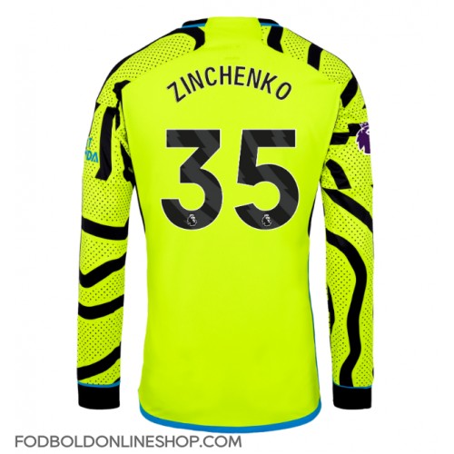 Arsenal Oleksandr Zinchenko #35 Udebanetrøje 2023-24 Langærmet